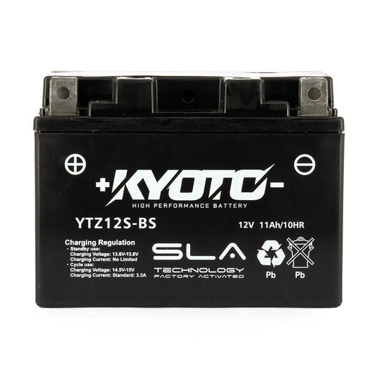 Batterie Moto Kyoto YTZ12S-BS — AGM 12V Sans Entretien