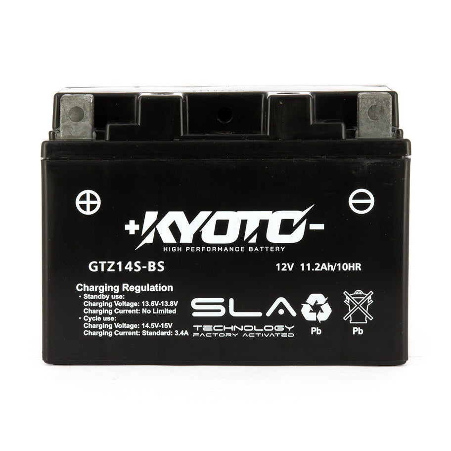 Batterie Moto Kyoto YTZ14S-BS — AGM 12V Sans Entretien