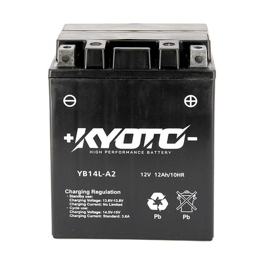 Batterie Moto Kyoto YB14L-A2 — AGM 12V Sans Entretien
