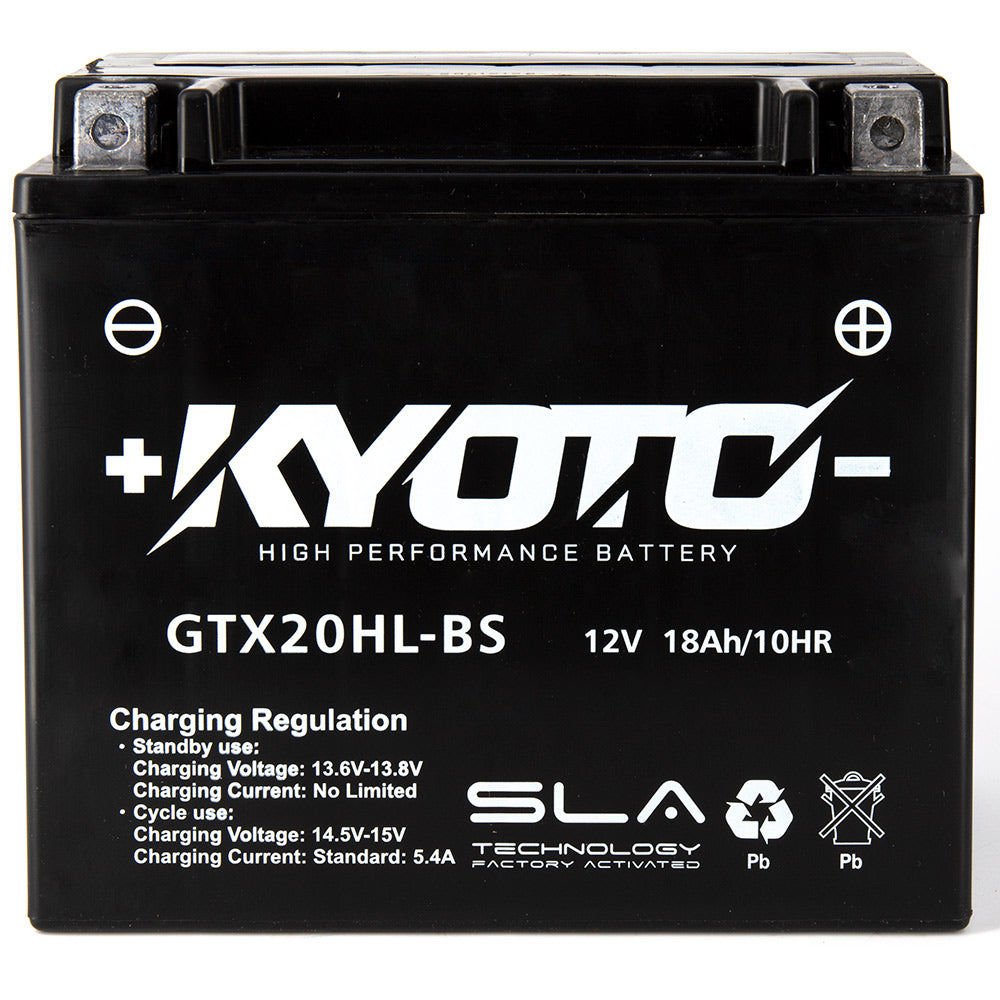 Batterie Moto Kyoto YTX20HL-BS — AGM 12V Sans Entretien
