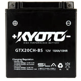 Batterie Moto Kyoto YTX20CH-BS — AGM 12V Sans Entretien