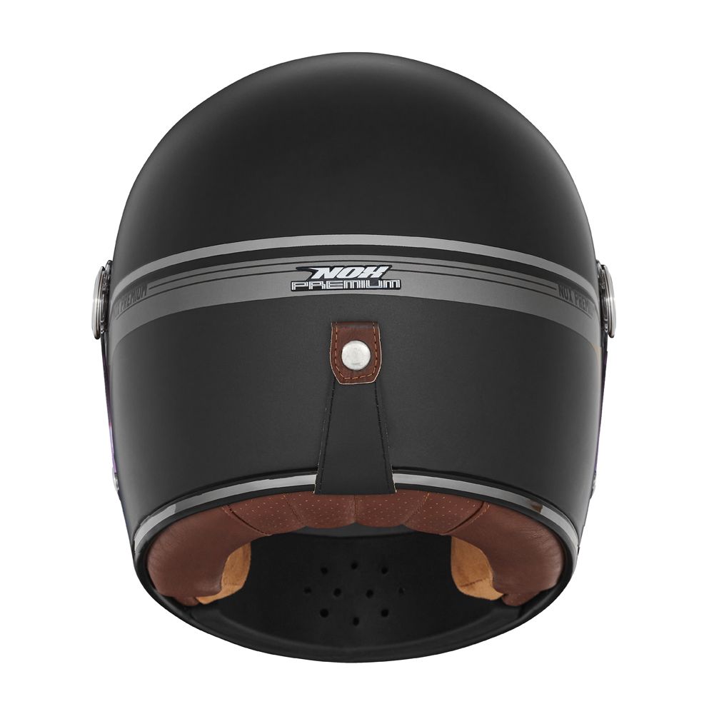 Casque Moto Intégral Revenge Strobe Noir Mat Titanium | NOX - LE PRATIQUE DU MOTARD