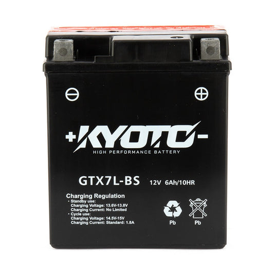 Batterie Moto Kyoto YTX7L-BS — AGM 12V Sans Entretien