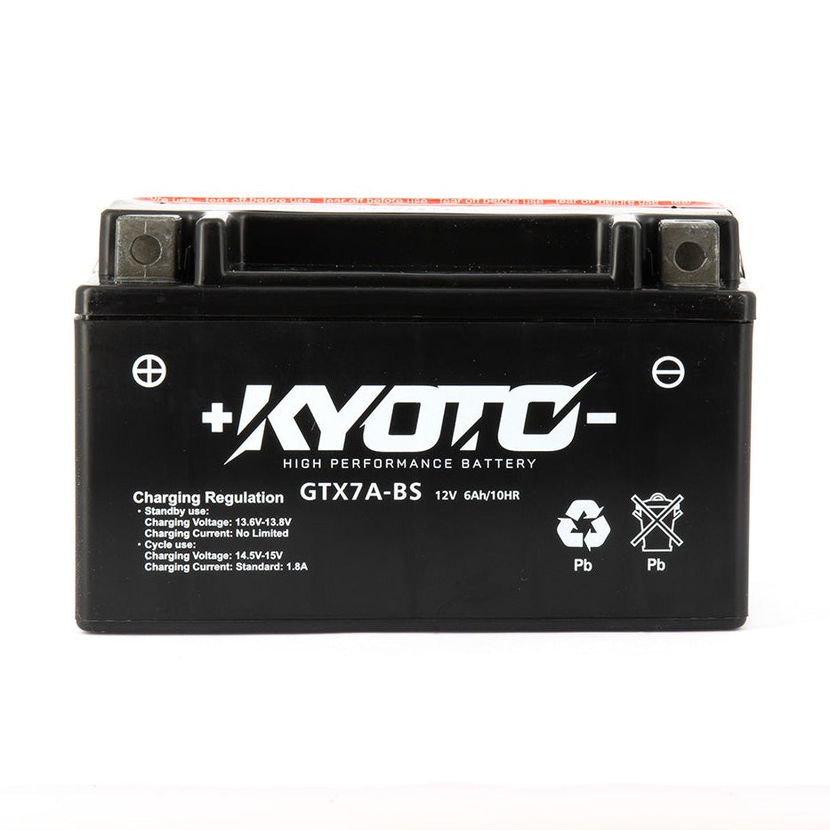 Batterie Moto Kyoto YTX7A-BS — AGM 12V Sans Entretien