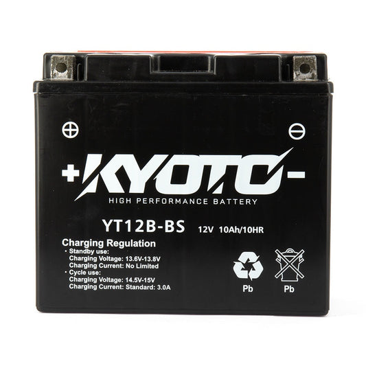 Batterie Moto Kyoto YT12B-BS — AGM 12V Sans Entretien