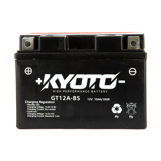 Batterie Moto Kyoto YT12A-BS — AGM 12V Sans Entretien