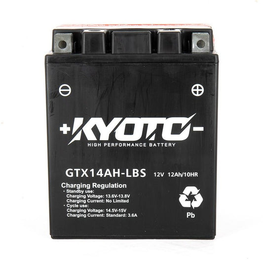 Batterie Moto Kyoto YTX14AHL-BS — AGM 12V Sans Entretien