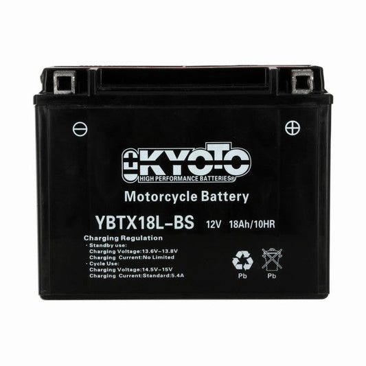 Batterie Moto Kyoto YTX18L-BS — AGM 12V Sans Entretien