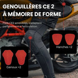 Pantalon Moto Été + Short CE2 | Rider - Flex™ - LE PRATIQUE DU MOTARD