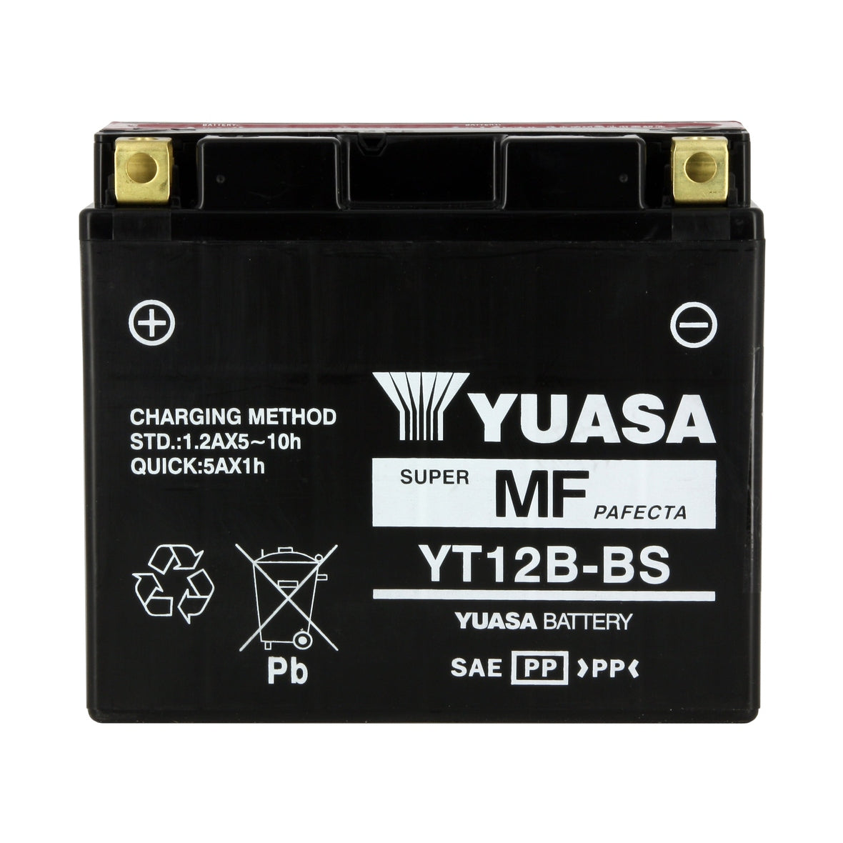Batterie Moto Yuasa YT12B-BS — AGM 12V Sans Entretien
