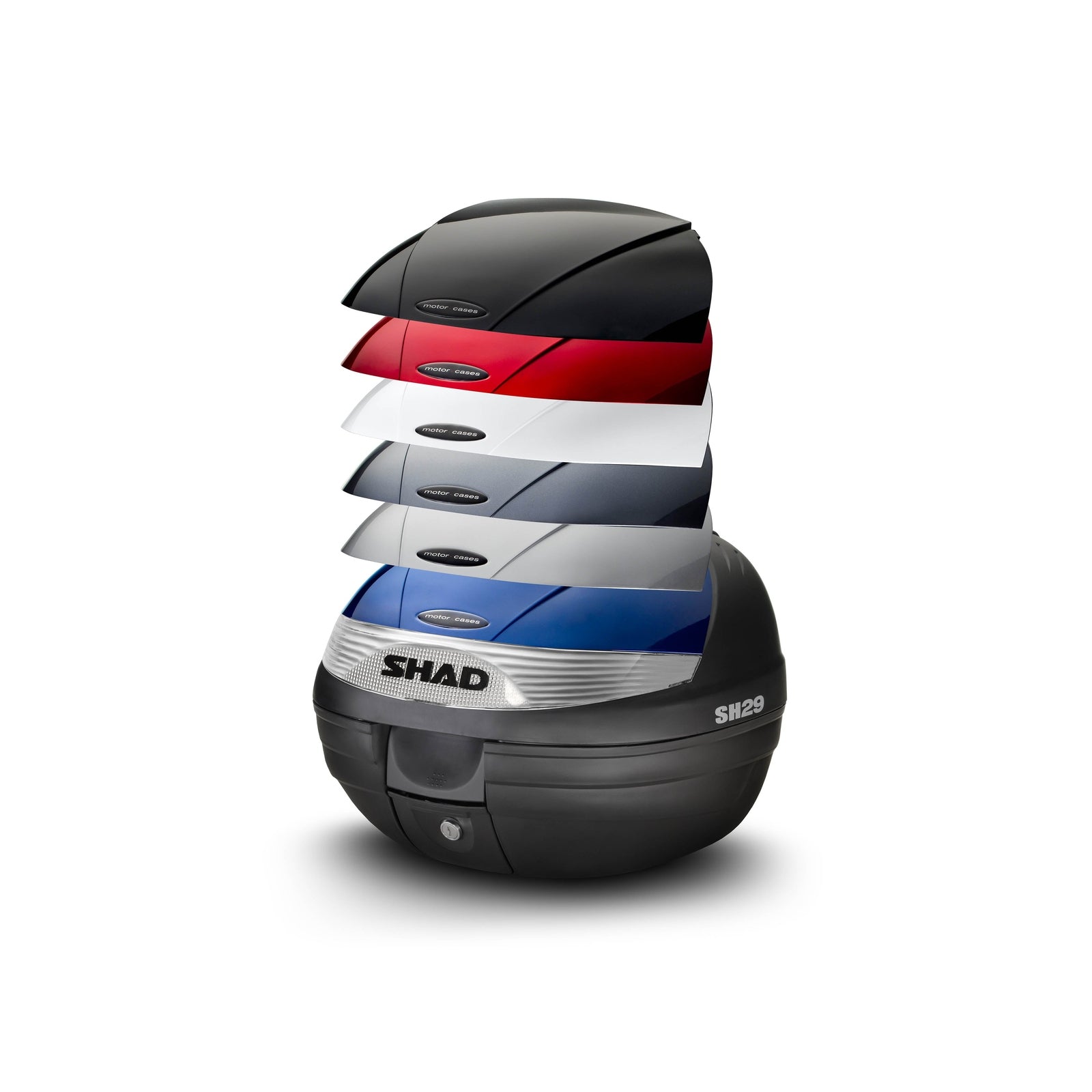 Top Case SHAD SH29 Noir — Top Case Moto 29L 1 Casque Intégral - LE PRATIQUE DU MOTARD