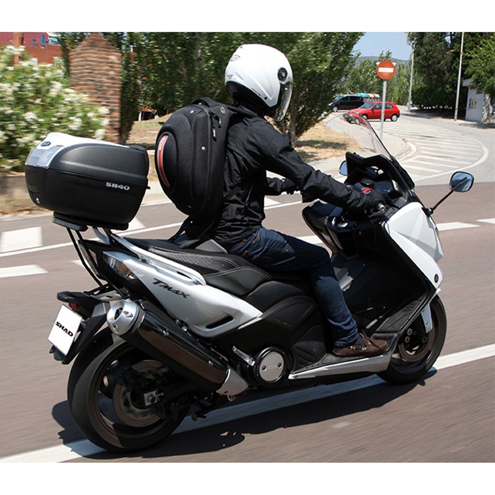 Top Case SHAD SH40 — Top Case Moto 40L Touring - LE PRATIQUE DU MOTARD