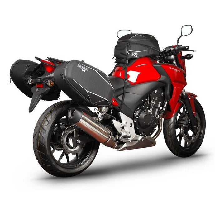 Fixation Se pour Sacoches Honda CB500F/CBR500R/CB500X - LE PRATIQUE DU MOTARD