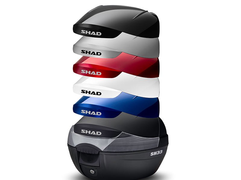 Top Case SHAD SH33 Noir — Top Case Moto 33L Polyvalent - LE PRATIQUE DU MOTARD