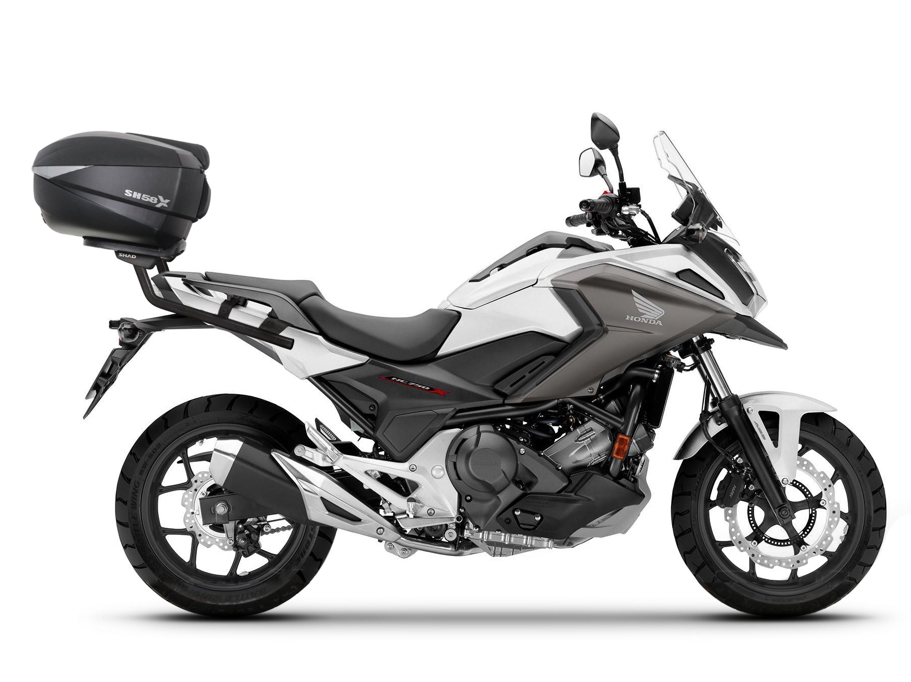Fixation pour Top Case Honda NC750 X - s - LE PRATIQUE DU MOTARD
