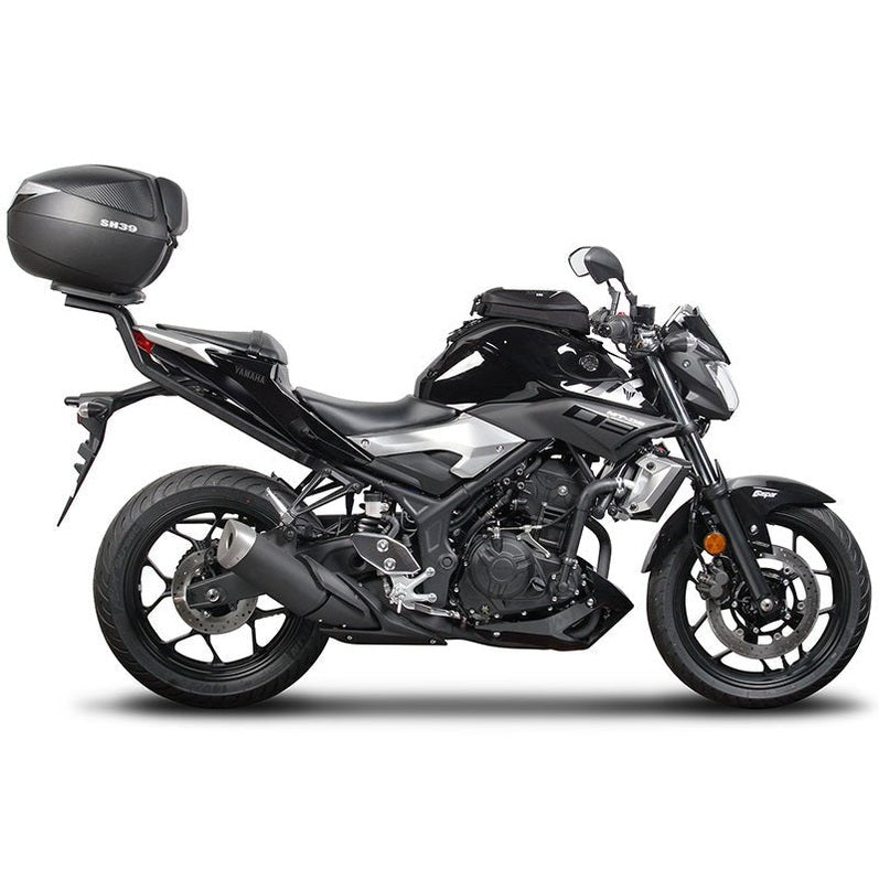 Fixation pour Top Case Yamaha MT 3 Yfr - r3 - LE PRATIQUE DU MOTARD