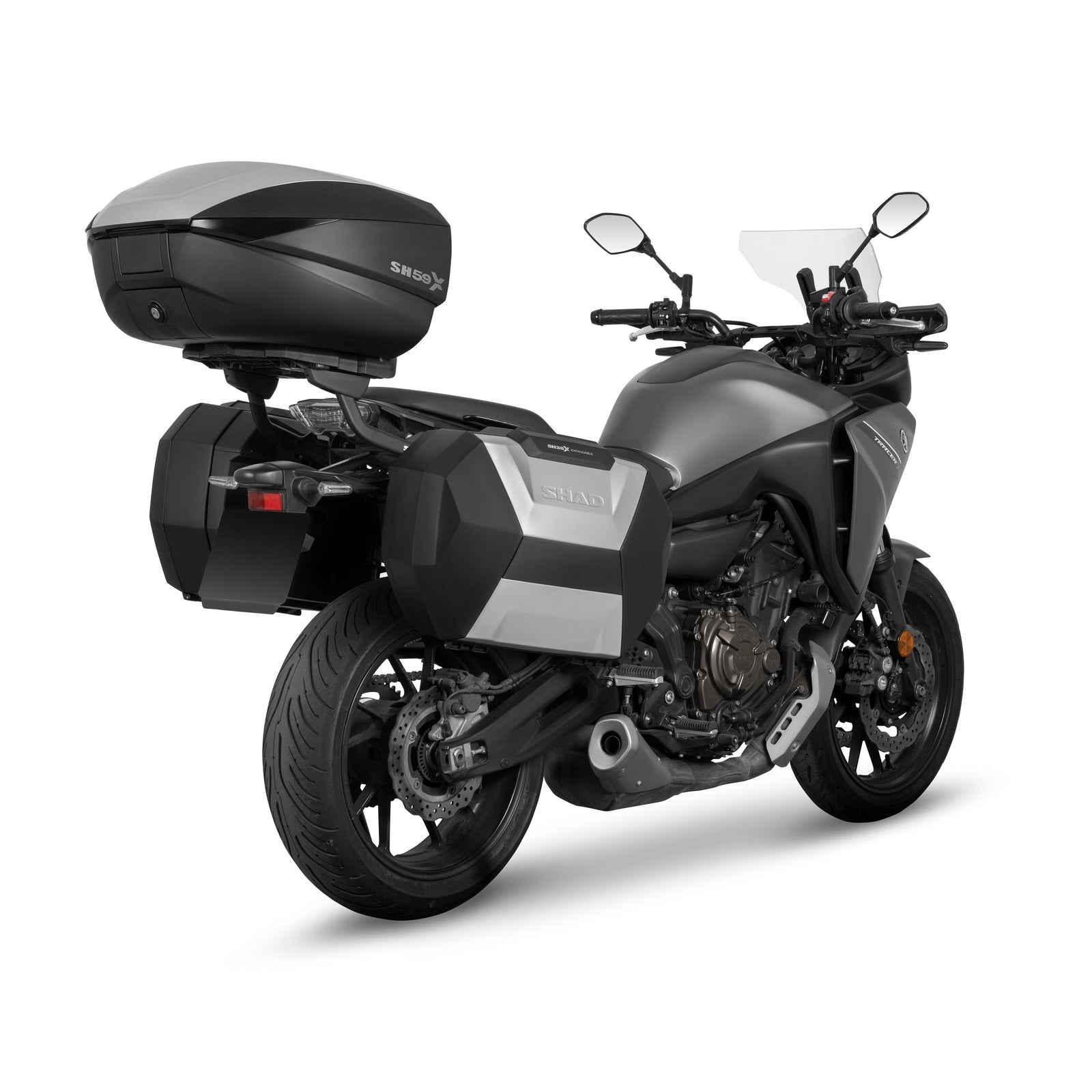Fixation pour Top Case Yamaha MT 07 Tracer - LE PRATIQUE DU MOTARD