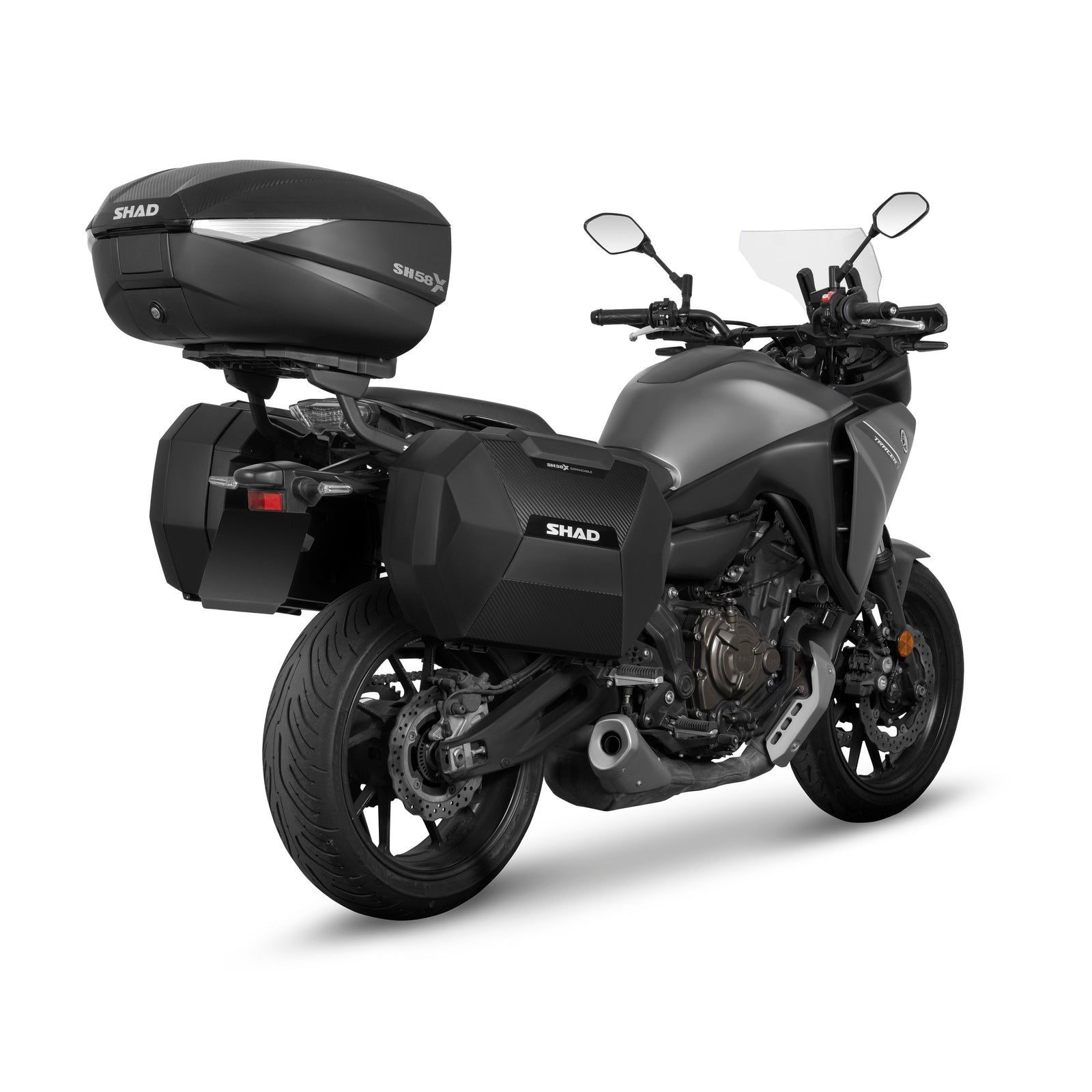 Fixation pour Top Case Yamaha MT 07 Tracer - LE PRATIQUE DU MOTARD
