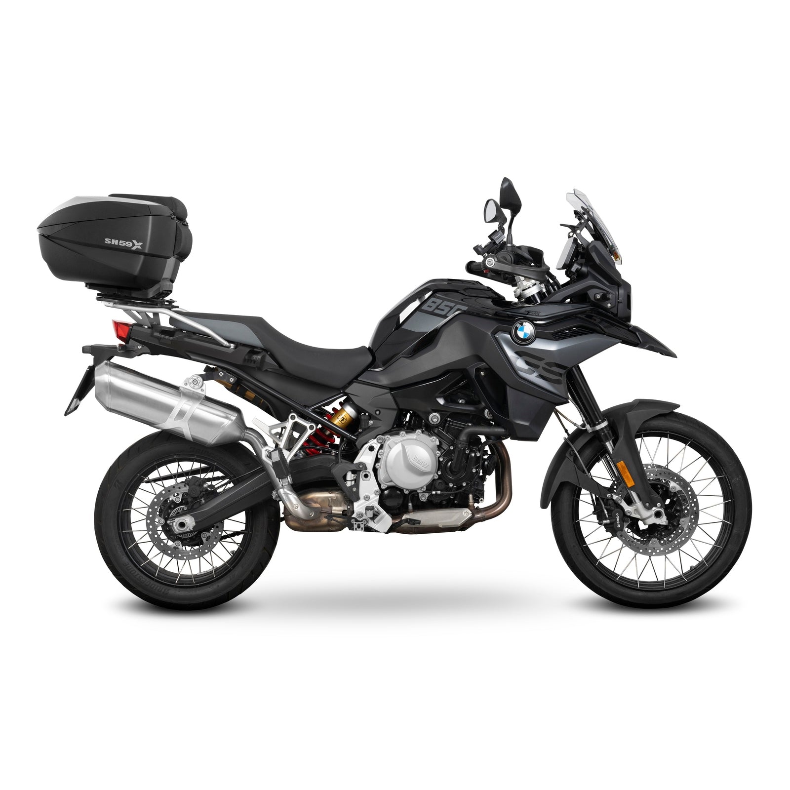Fixation pour Top Case BMW F750GS/F850GS Compatible avec la Platine Porte - bagages en Aluminium Oem BMW - LE PRATIQUE DU MOTARD