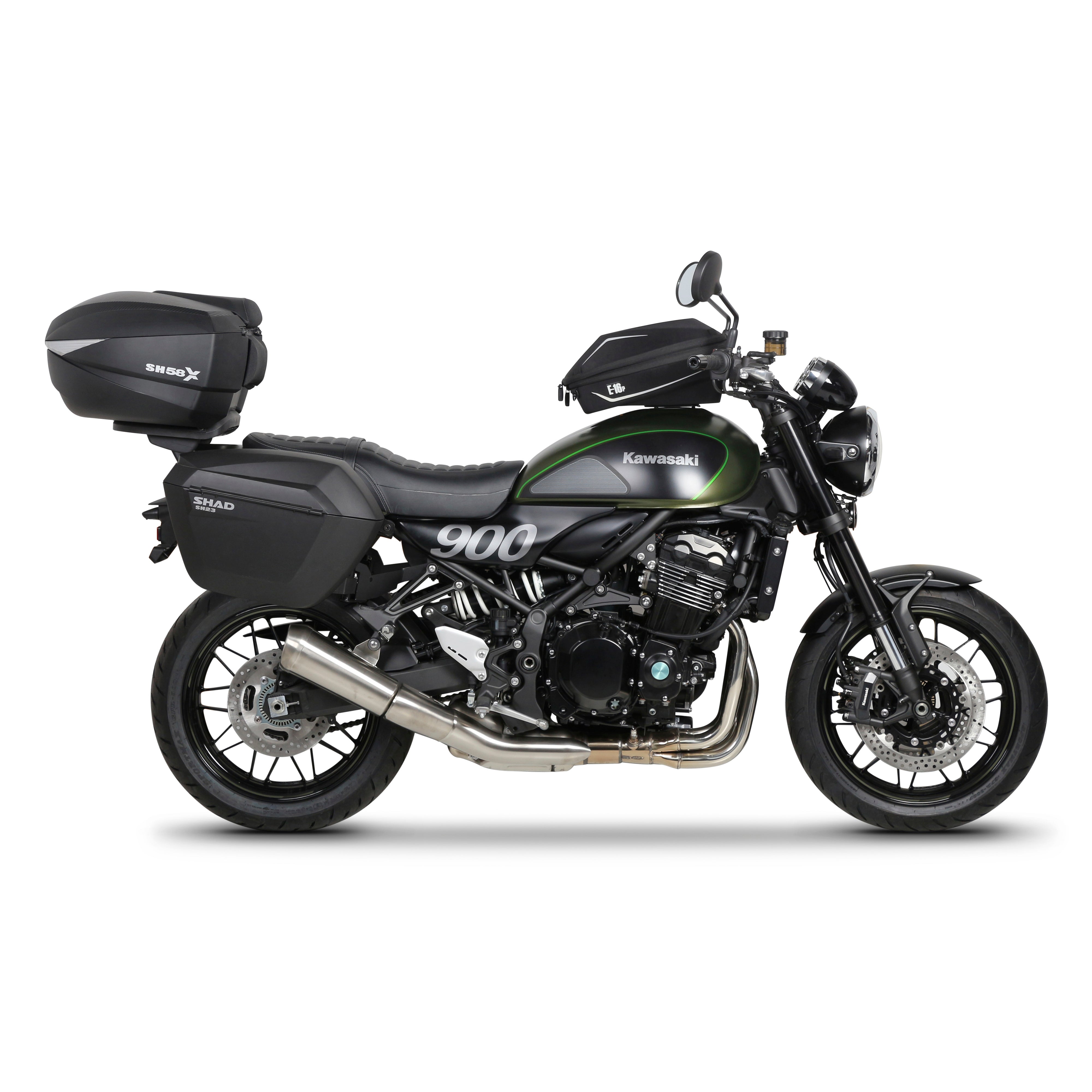 Fixation pour Top Case Kawasaki Z900rs - LE PRATIQUE DU MOTARD