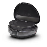 Top Case SHAD SH48 Carbon + Dosseret — Top Case Moto 48L Carbone avec Dosseret - LE PRATIQUE DU MOTARD