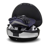 Top Case SHAD SH48 Titanium Carbon + Dosseret — Top Case Moto 48L Premium - LE PRATIQUE DU MOTARD