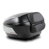 Top Case SHAD SH48 Titanium Carbon + Dosseret — Top Case Moto 48L Premium - LE PRATIQUE DU MOTARD
