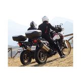 Top Case SHAD SH59X Aluminium — Top Case Extensible 59 - 68L Alu - LE PRATIQUE DU MOTARD