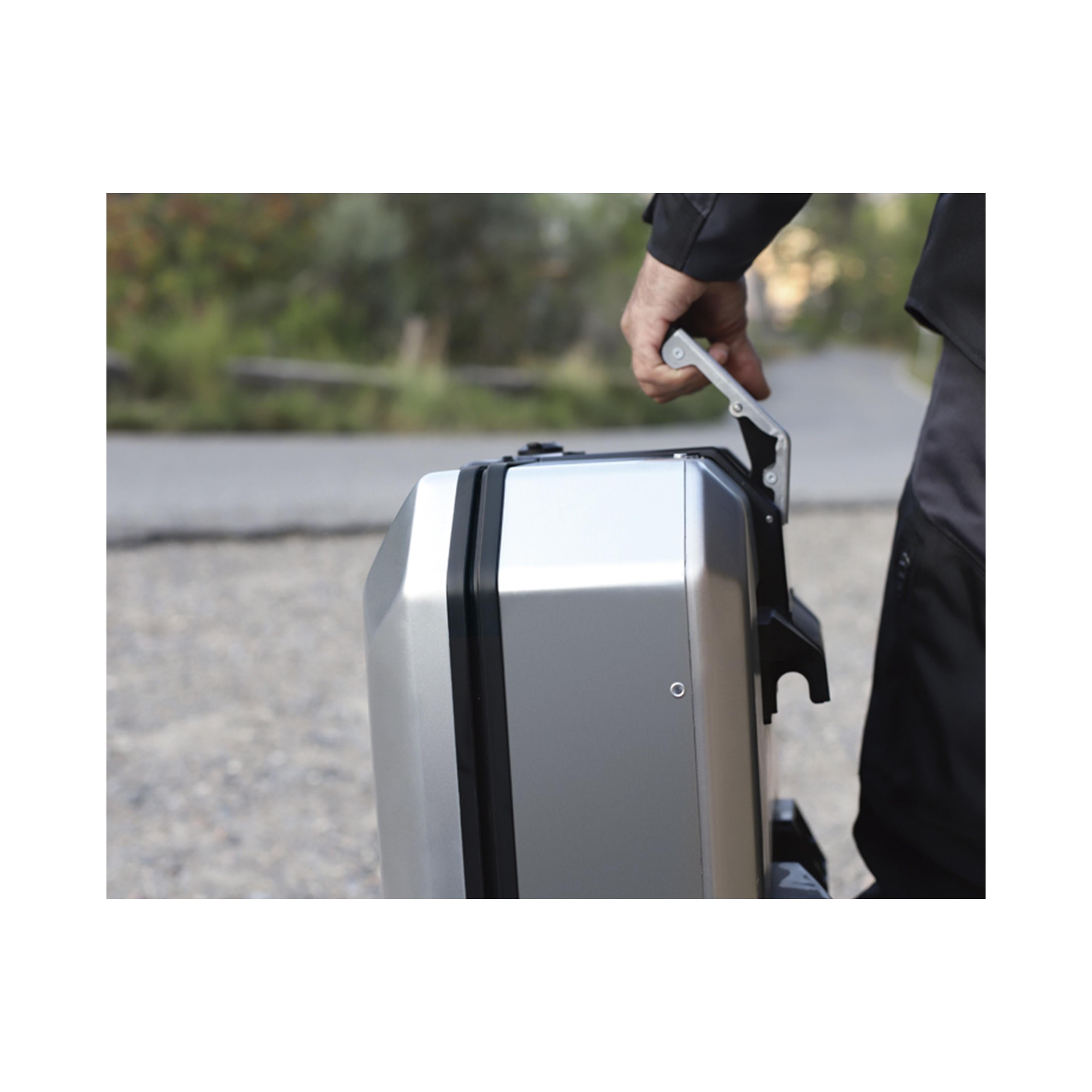 Valise Latérale Droite SHAD TR47R Terra — Sacoche Moto 47L Alu Trempé - LE PRATIQUE DU MOTARD