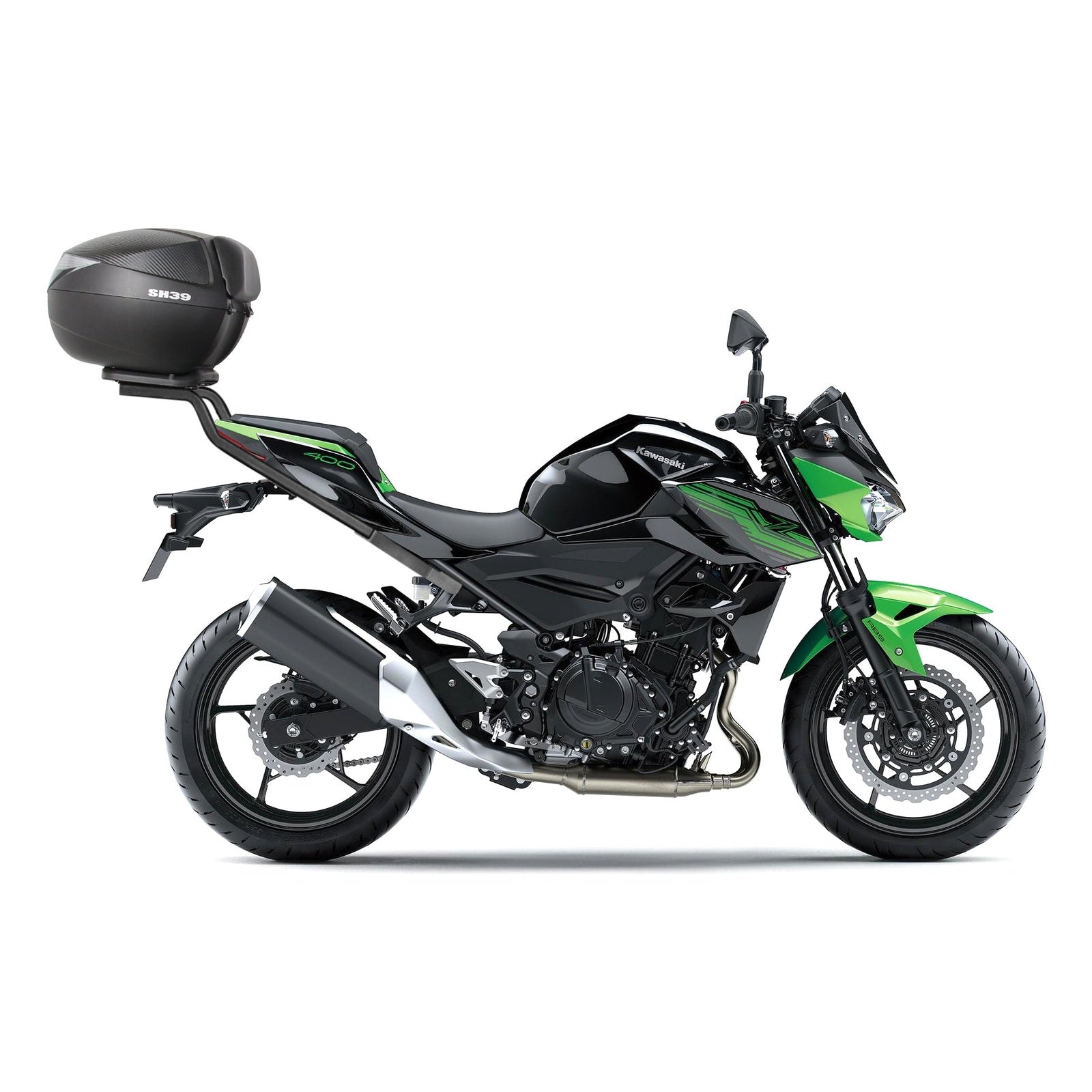 Fixation pour Top Case Kawasaki Z400 - LE PRATIQUE DU MOTARD