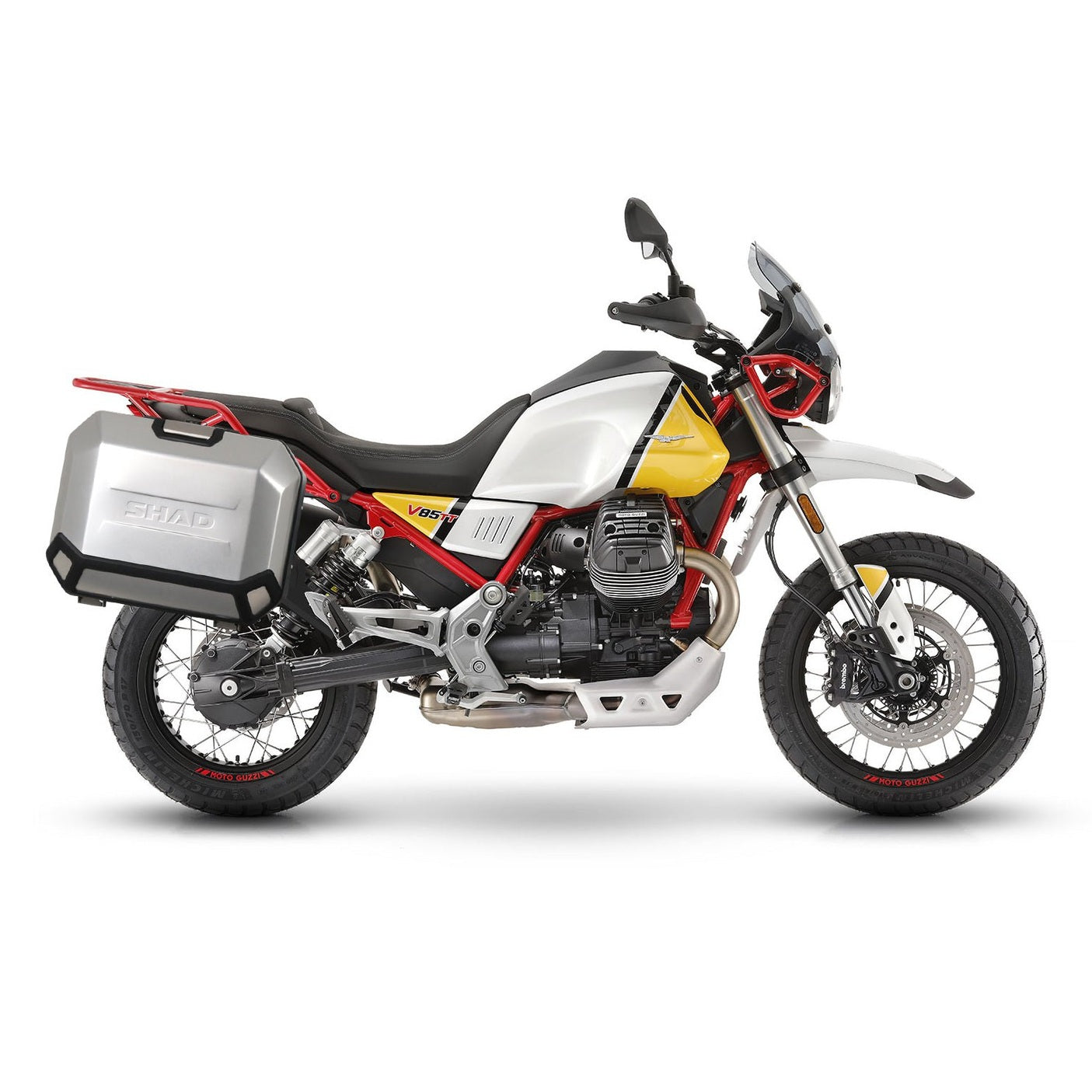 4P System Fixation Latérale Moto Guzzi V85tt - LE PRATIQUE DU MOTARD