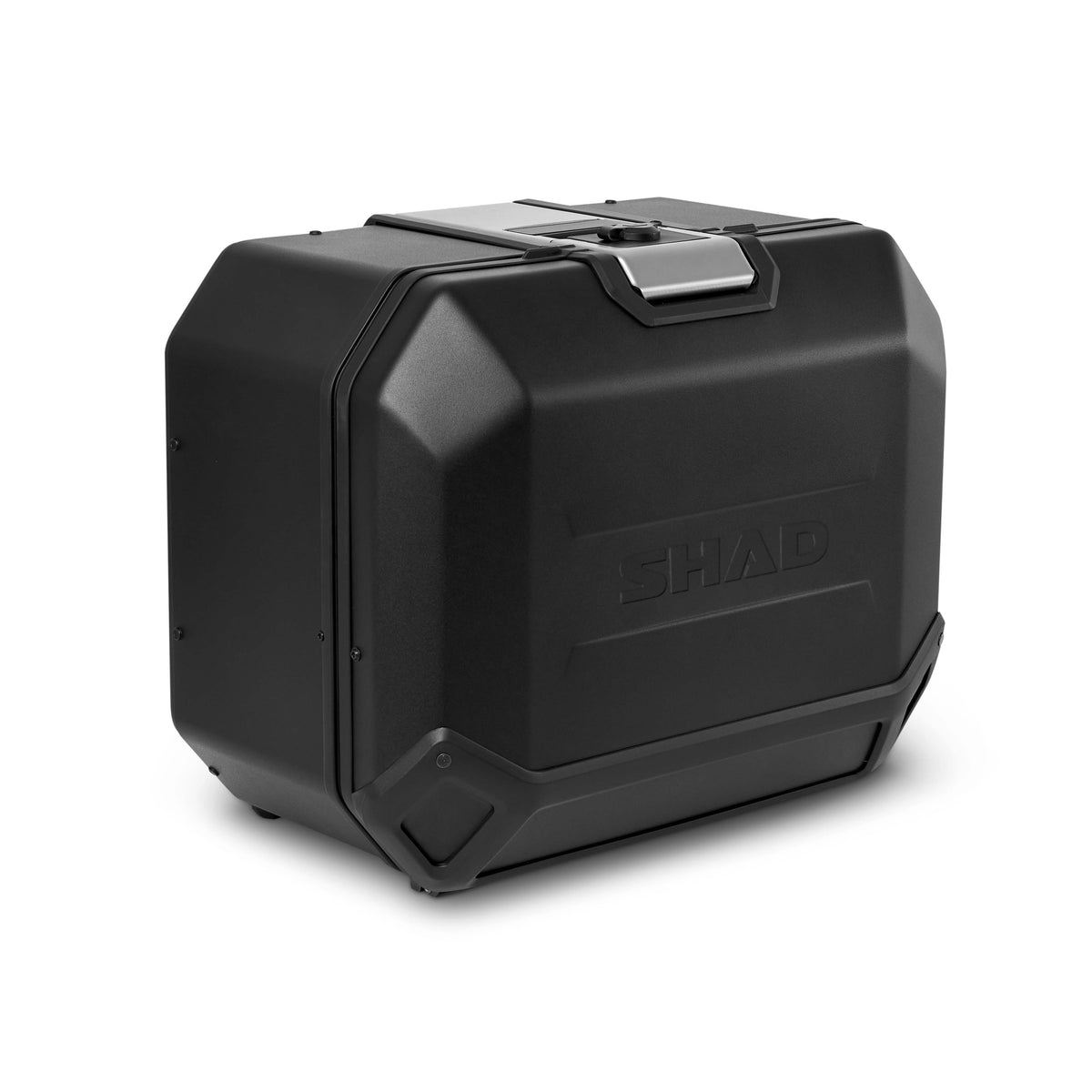 Valise Latérale Droite SHAD TR47R Terra Black — Sacoche 47L Alu Noir Mat - LE PRATIQUE DU MOTARD