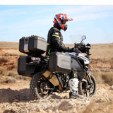 Valise Latérale Gauche SHAD TR47L Terra Black — Sacoche 47L Alu Noir Mat - LE PRATIQUE DU MOTARD