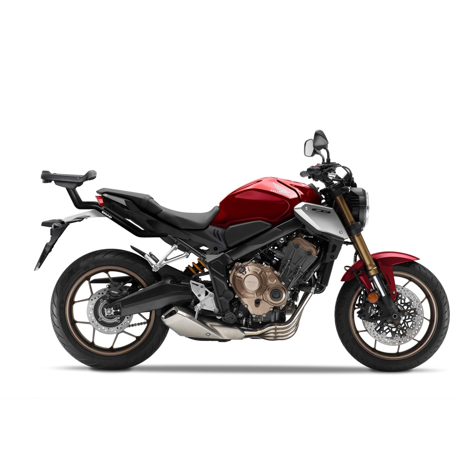 Fixation pour Top Case Honda CB650R - LE PRATIQUE DU MOTARD