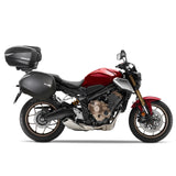 Fixation pour Top Case Honda CB650R - LE PRATIQUE DU MOTARD