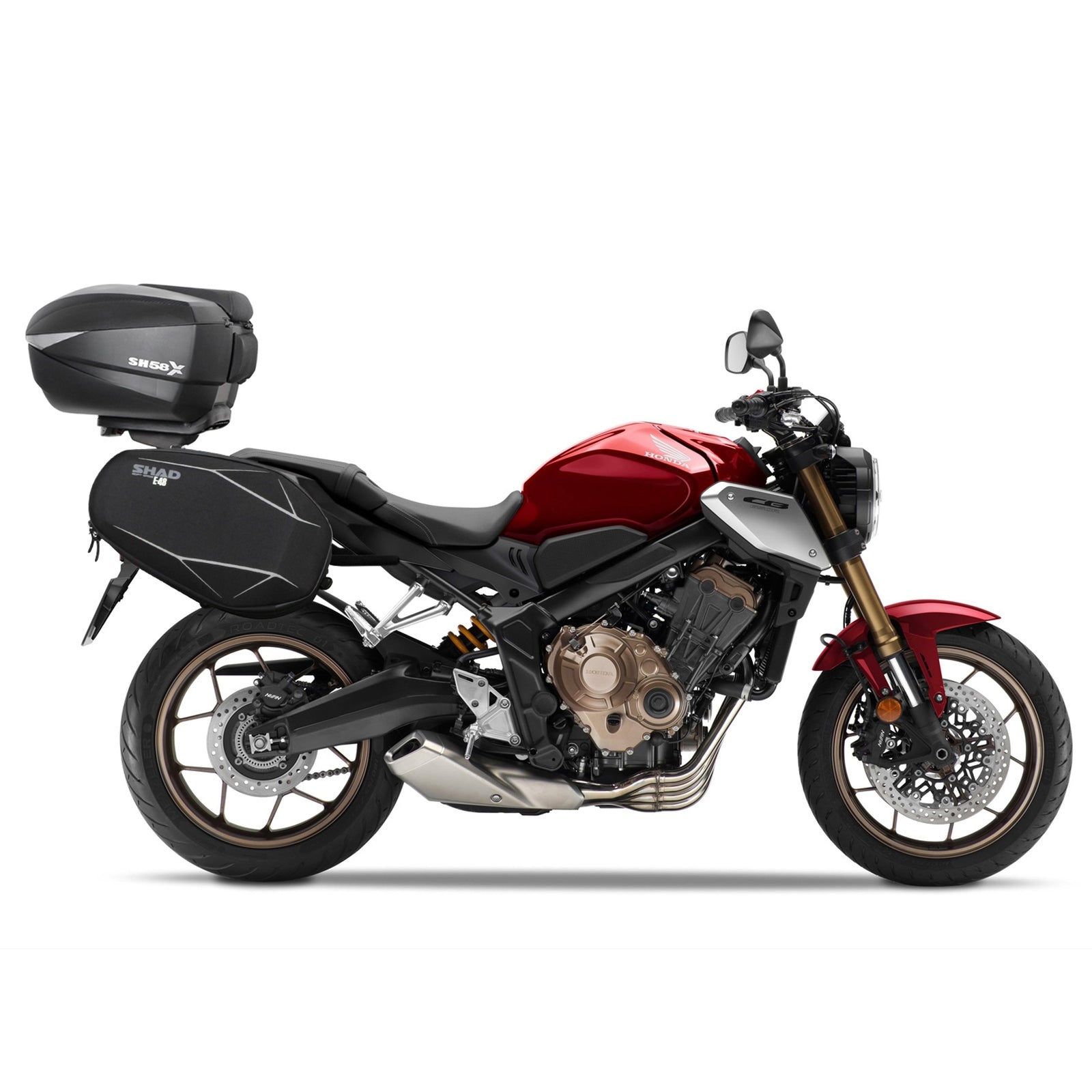 Fixation pour Top Case Honda CB650R - LE PRATIQUE DU MOTARD