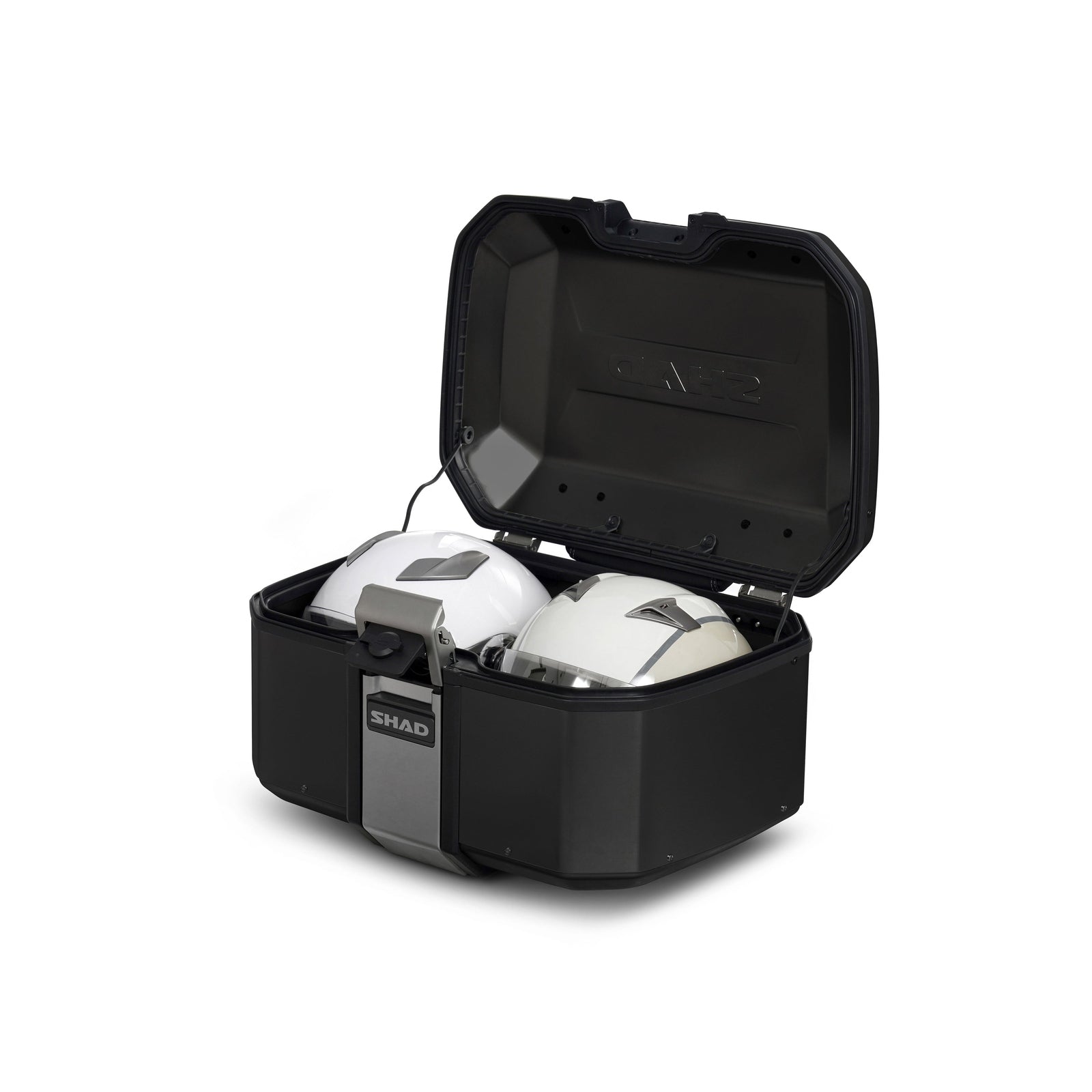 Top Case SHAD TR55 Terra Black Edition — Top Case Adventure 55L Noir Mat - LE PRATIQUE DU MOTARD