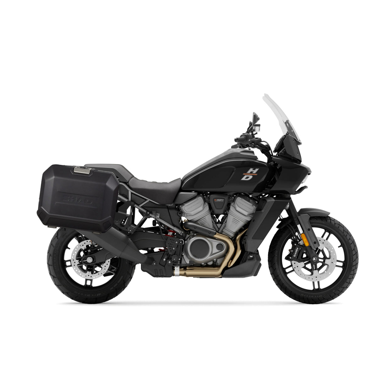 4P System Fixation Latérale Harley 1250 Pan America - LE PRATIQUE DU MOTARD