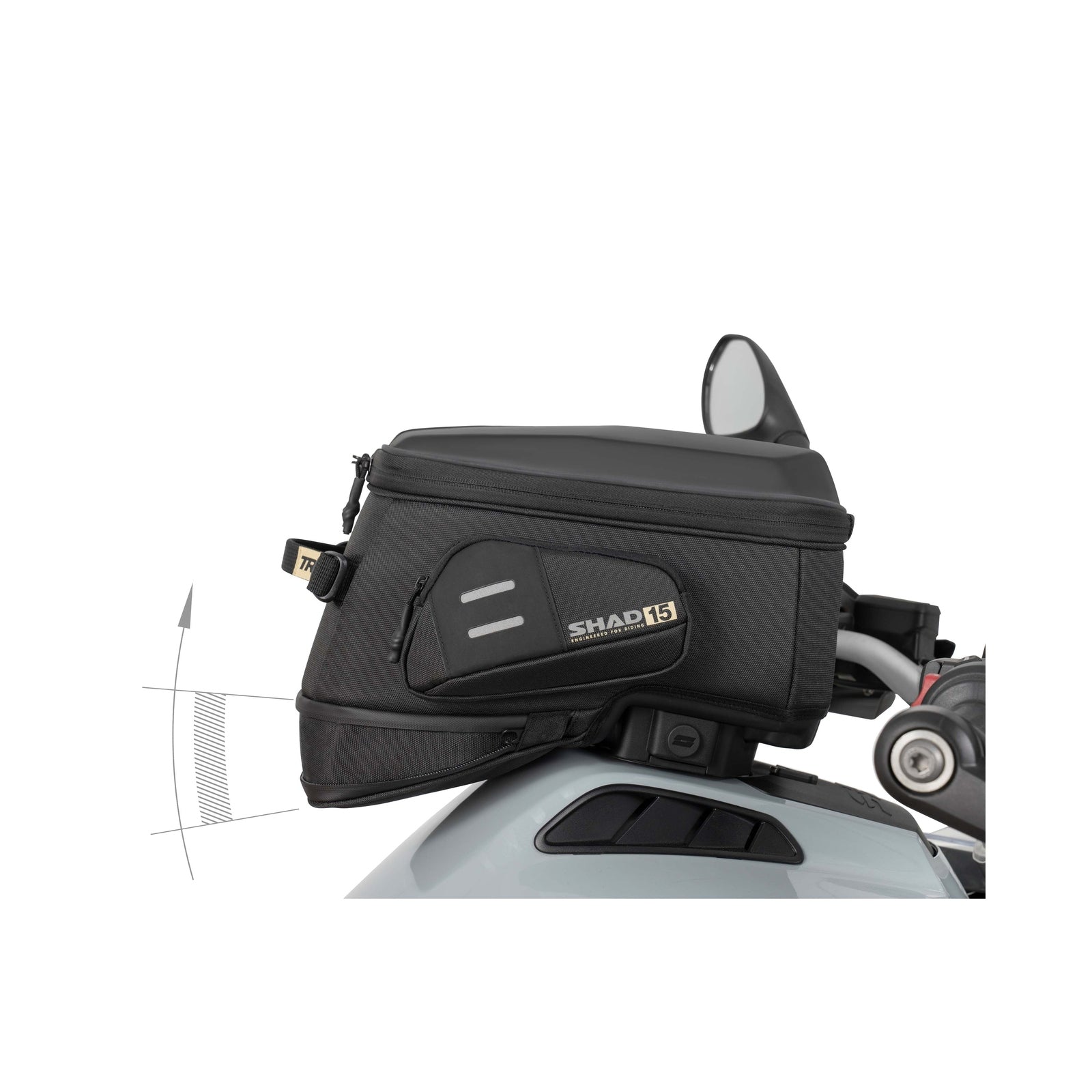 Sacoche Réservoir SHAD Terra TR15C — Sacoche Adventure 15L - LE PRATIQUE DU MOTARD