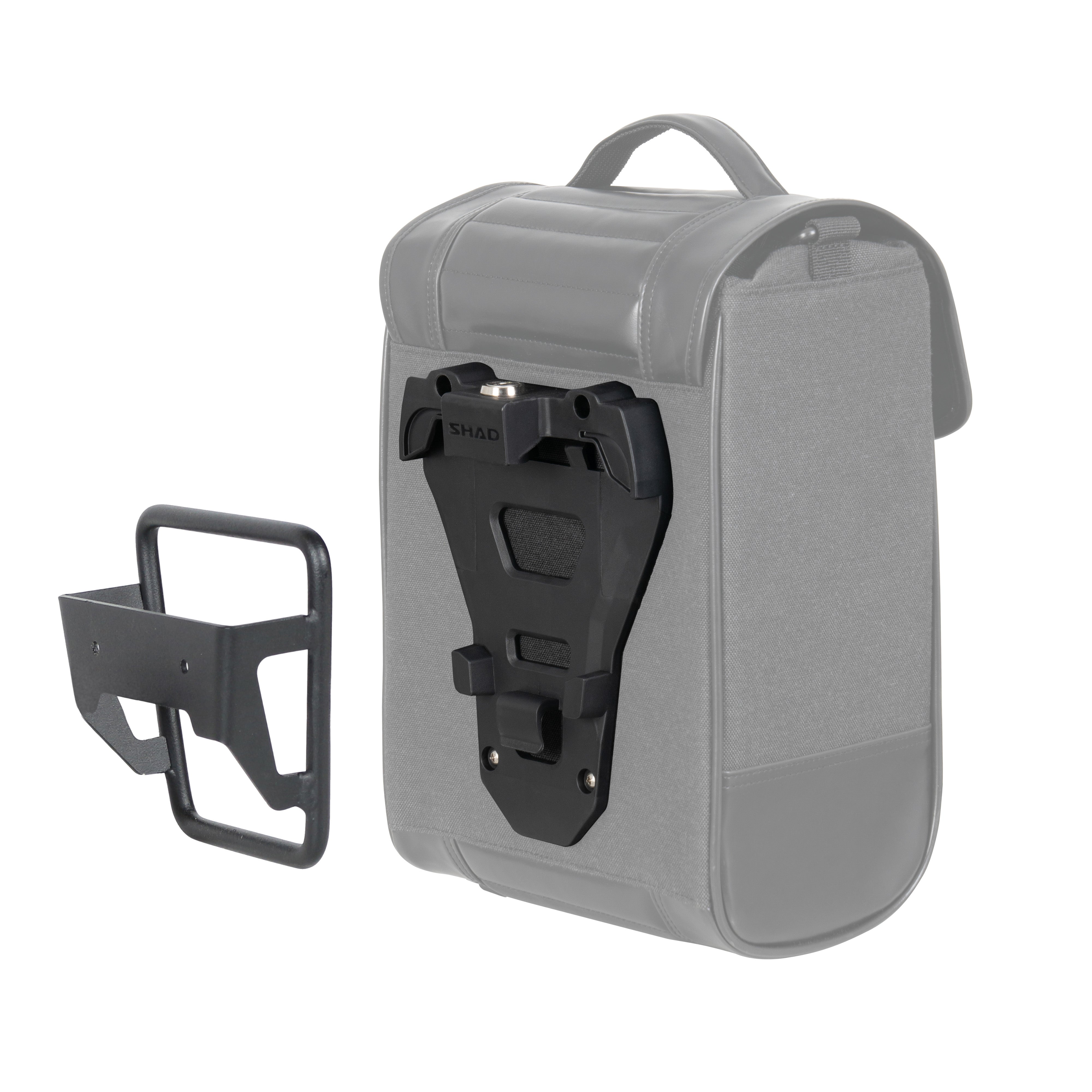Sacoche Cavalière SHAD SR38 Café Racer Black — Sacoche Moto 38L - LE PRATIQUE DU MOTARD