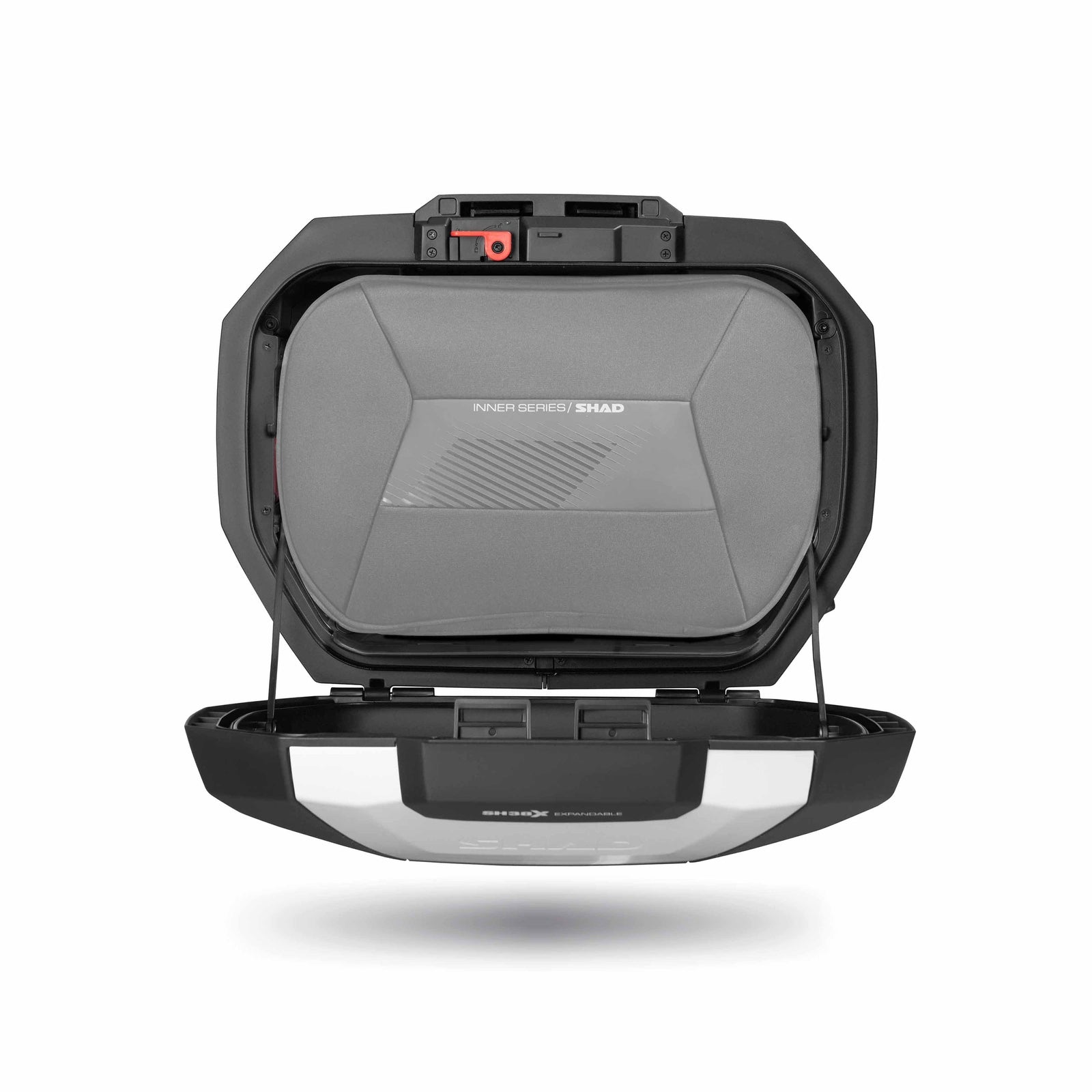 Valises Latérales SHAD SH38X Aluminium — Set Extensibles 2×38L→45L Alu - LE PRATIQUE DU MOTARD