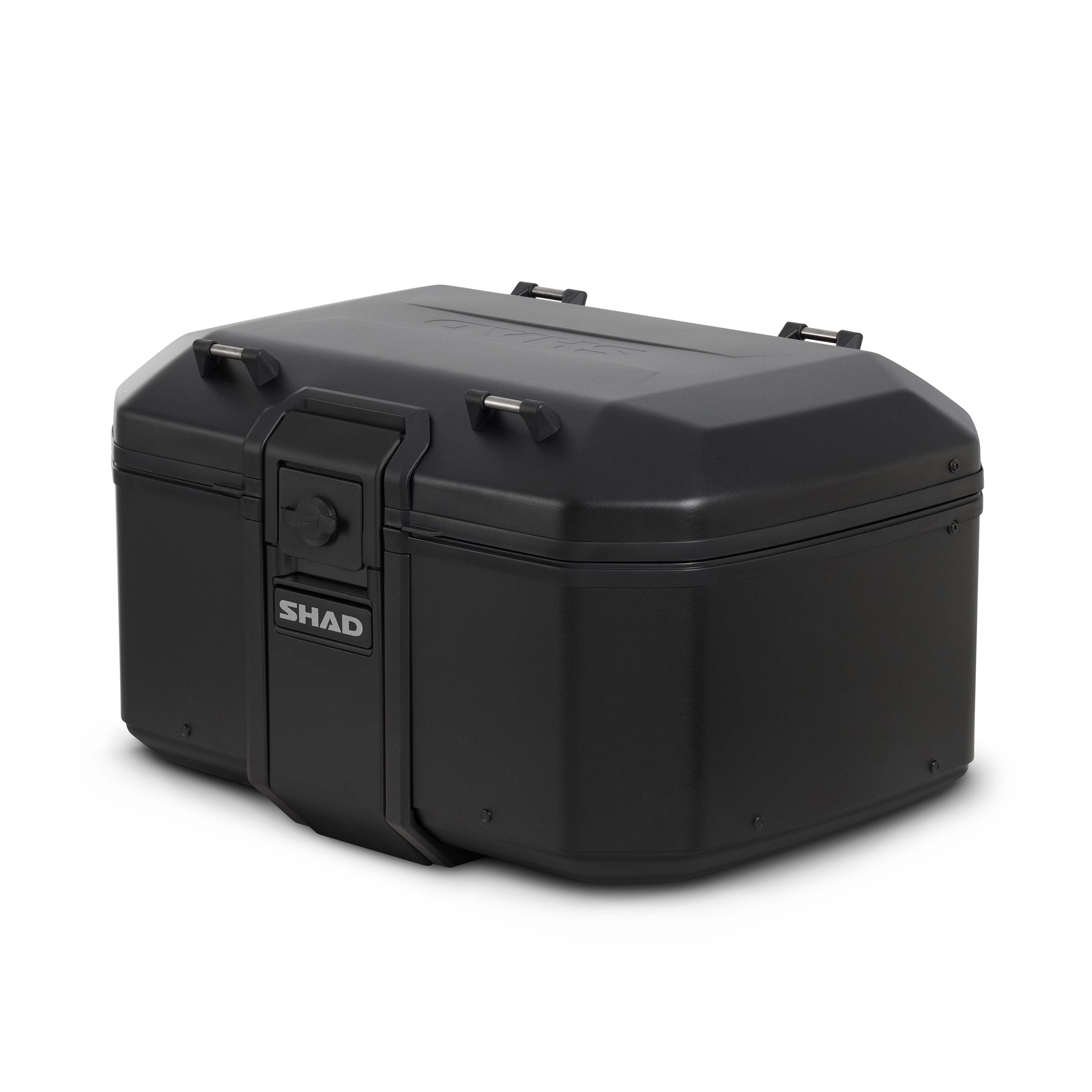 Top Case SHAD TR55 Terra Pure Black — Top Case Adventure 55L All Black - LE PRATIQUE DU MOTARD