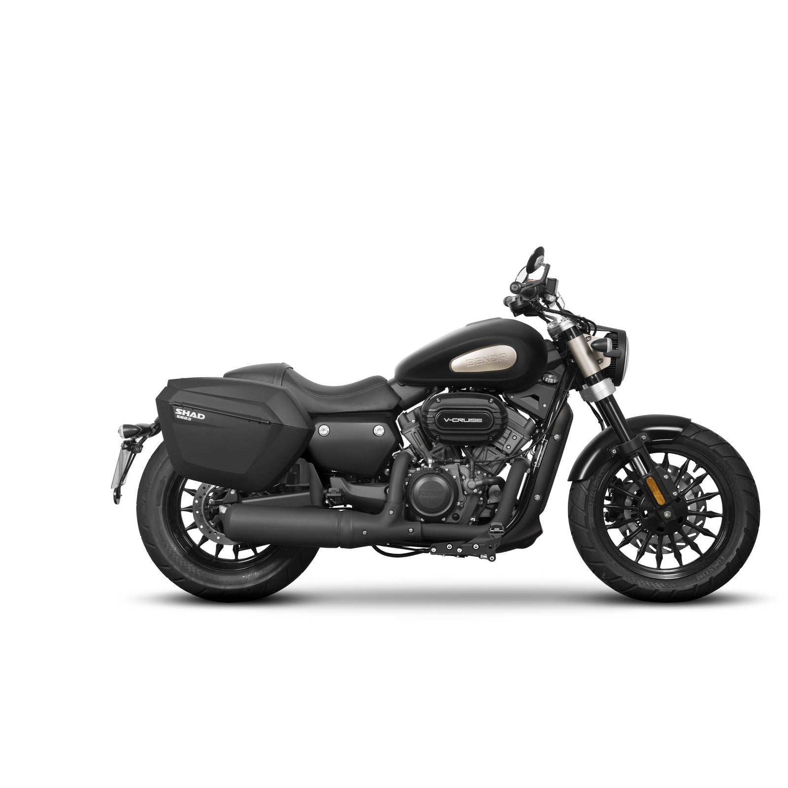 3P System Fixation Latérale Benda Fox 125 / Fox 300 - Keeway V - cruiser 125 / V302C - LE PRATIQUE DU MOTARD