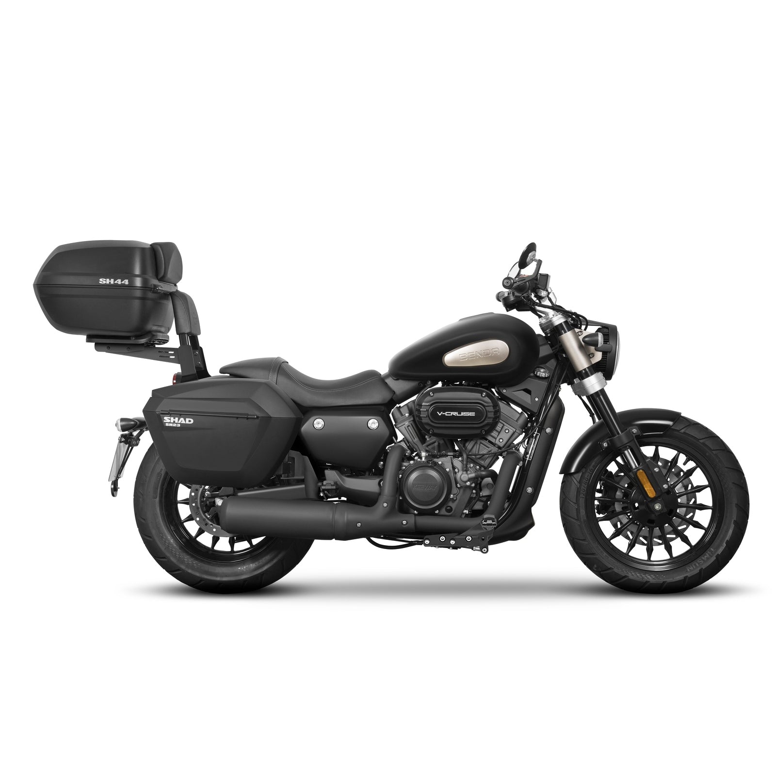 3P System Fixation Latérale Benda Fox 125 / Fox 300 - Keeway V - cruiser 125 / V302C - LE PRATIQUE DU MOTARD