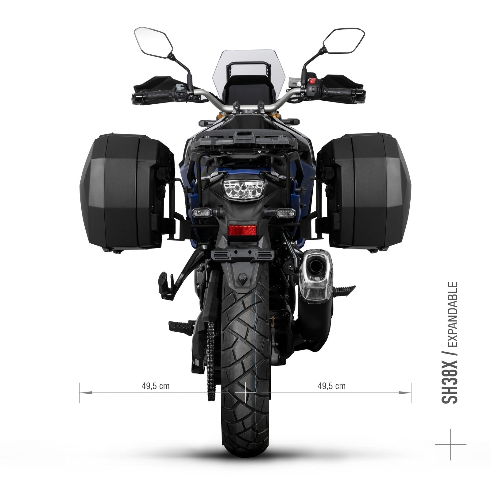 3P System Fixation Latérale Suzuki V - strom 800 SE/DE/TECH - LE PRATIQUE DU MOTARD