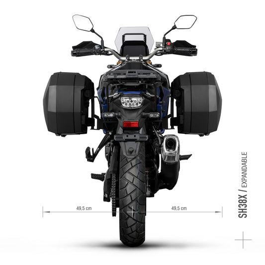 3P System Fixation Latérale Suzuki V - strom 800 SE/DE/TECH - LE PRATIQUE DU MOTARD