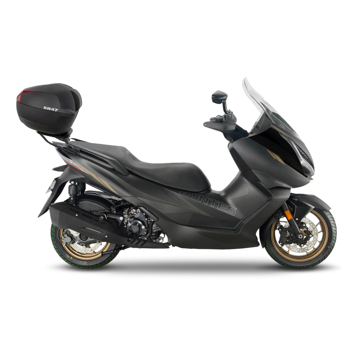 Fixation pour Top Case Zontes E350 - LE PRATIQUE DU MOTARD