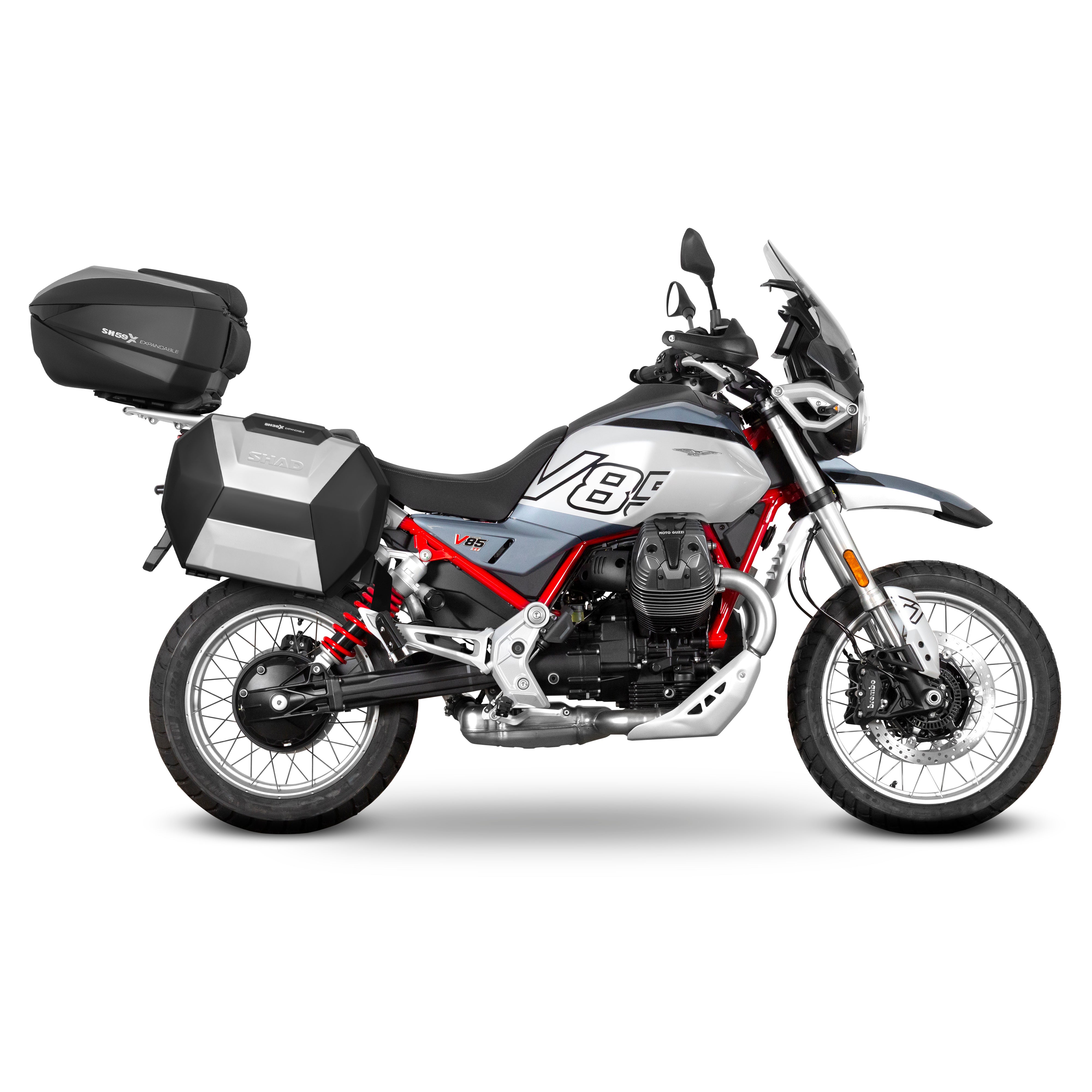 Fixation pour Top Case Moto Guzzi V85 Tt / V85 Tt Travel - LE PRATIQUE DU MOTARD