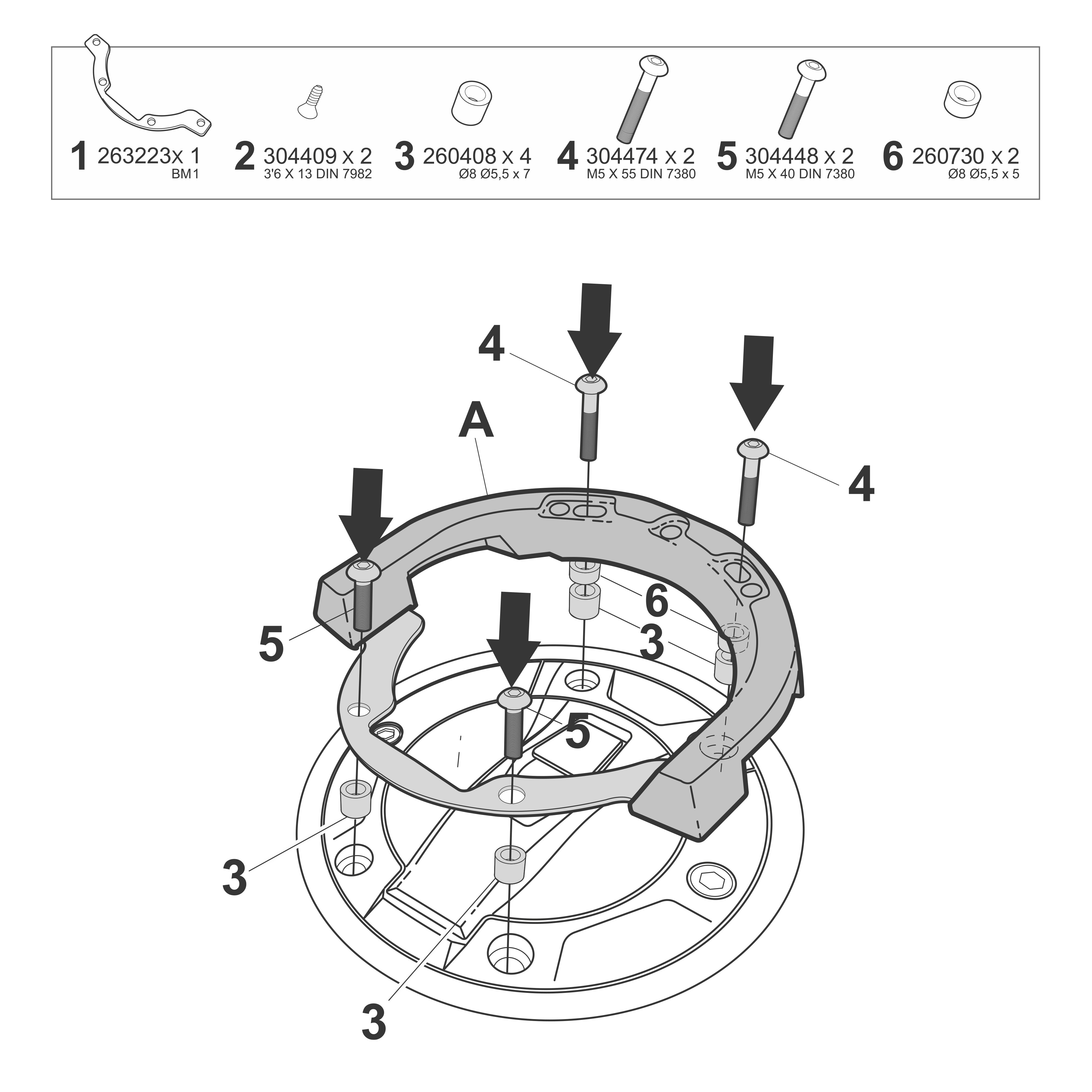 Fixation de Sacoche de Réservoir Click System BMW R1300GS/RT - LE PRATIQUE DU MOTARD