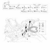 Fixation de Sacoche de Réservoir Click System Yamaha Tenere 700 - LE PRATIQUE DU MOTARD